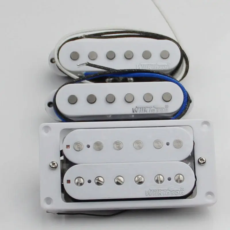 NEW Wilkinson White Humbucker Pickup Set WHH(N+B) WVSM Guitar Pickup