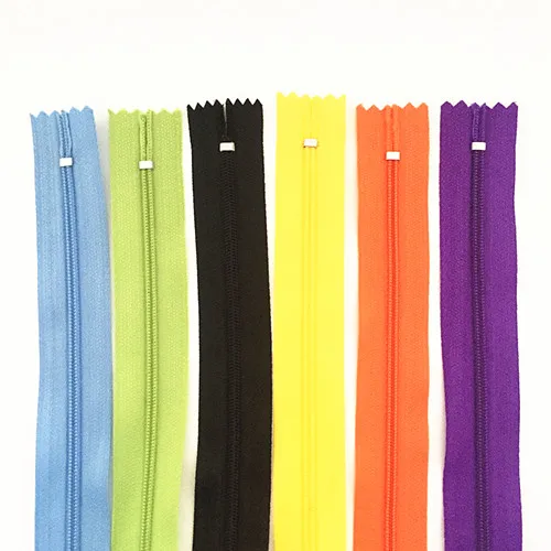 10pcs 25cm (10 Inch) Nylon Coil Zippers Tailor Sewer Craft Crafter\'s & FGDQRS (20 colors)