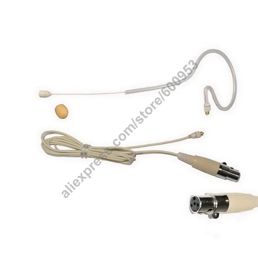 

Detachable Cable Single Hook Headset Microphone For Shure PGX SLX ULX BLX