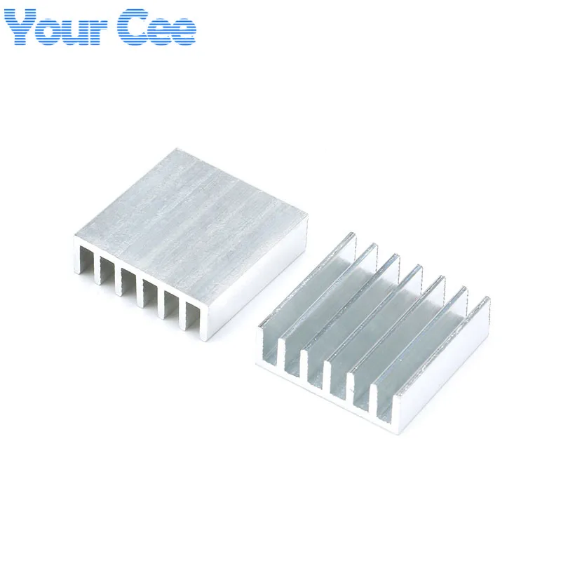 20pcs/5pcs 20*20*6mm Silver Radiator Cooling Fin Aluminum Cooler Heatsink Heat Sink 20X20X6mm