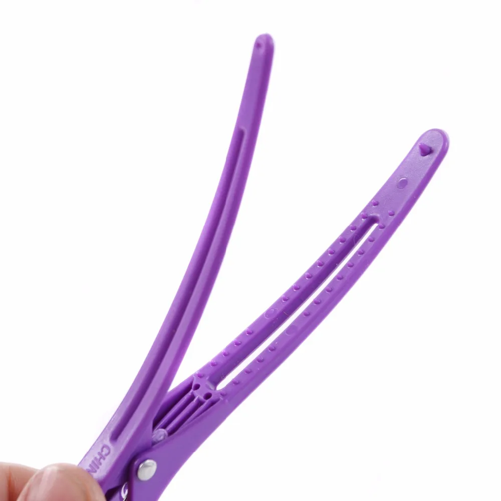 Grampos de cabelo, 6 peças, seção de grampo de cabelo, boca de pato, salão de cabeleireiro, acessórios baixos, ferramentas de corte de cabelo