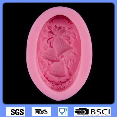 Christmas Bell Silicone Mold Mold For Festival Cake Mold 3d Moulds For Soap Decorating Tools H785