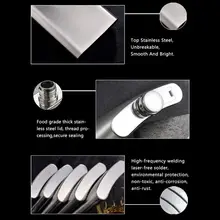 Stainless Steel Hip Flask 1-10 oz #4