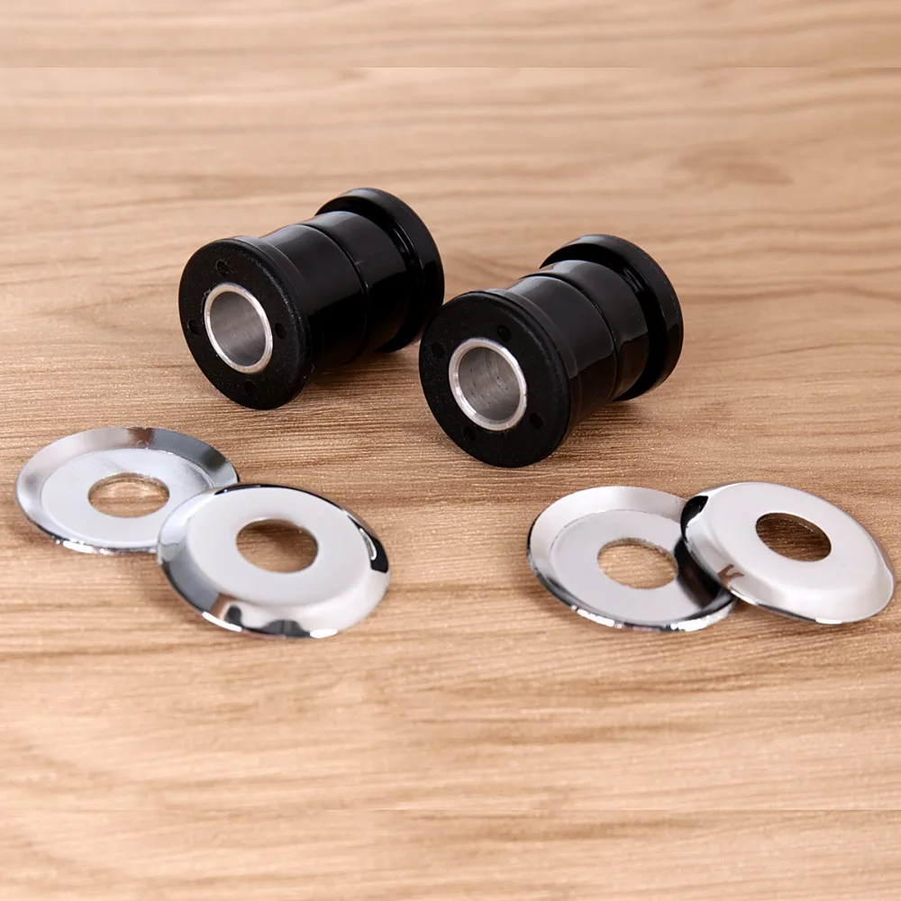 L&R Handlebar Bushings for Harley Dyna Fatboy Softail Handlebar Riser Bushings Big Twin 93-13 14 15 16 17 18