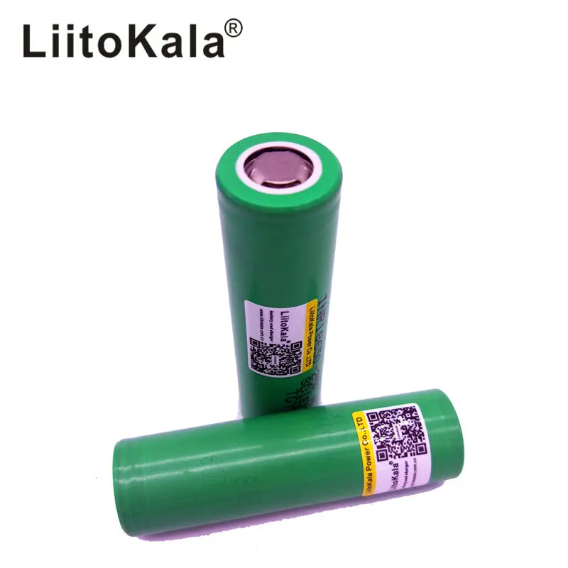 Nowy oryginalny akumulator LiitoKala 18650 25R M INR1865025R 20A rozładowania baterii litowych, 2500mAh akumulator