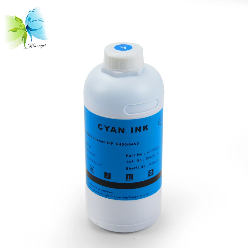 Winnerjet For Canon PFI-106 refill waterproof Pigment ink For Canon IPF6400/6450 printer