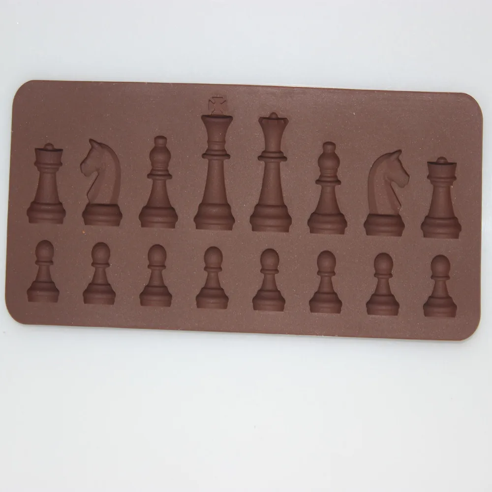 3D International Chess Pieces Chocolate Silicone Mold For Cake Cookies Mold Baking Accessories Silicone DIY Molds