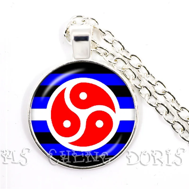 متعددة الطبقات الملونة المثليين المثليات LGBT قلادة القلائد قوس قزح العلم ثنائية فخر قلادة الزجاج والمجوهرات جديد وصول