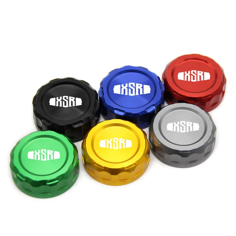 6 Colors CNC Aluminum Motorcycle Rear Brake Fluid Reservoir Cover Cap For Yamaha XSR700 XSR 700 XSR-700 2014 2015 2016