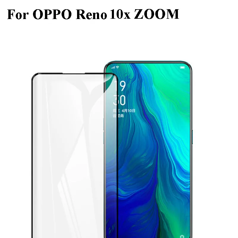 

2PCS For OPPO Reno 10x ZOOM 6.6" Tempered Glass Protective Full Cover 9H Explosion-proof Screen Protector For OPPO Reno 10xzoom