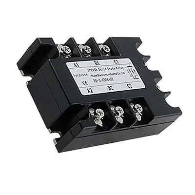 High quality  AC to AC Three 3 Phase Solid State Relay SSR 40A 90-280VAC 380V AC