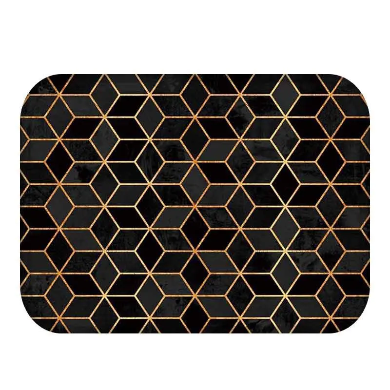 mylb Modern Fashion Super Soft Velvet Thicken Carpet Pad Bedside Blanket Doormat Outdoor Prayer Parlor Home Floor Mat