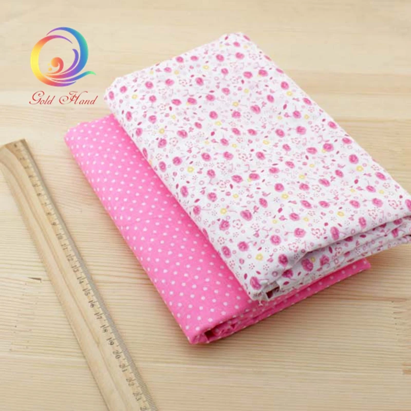 7pcs Pink Thin Cotton Fabric Patchwork For Patchwork Cloth,DIY Sewing Quilting Fat Quarters Material For Baby&Child 50cm*50cm