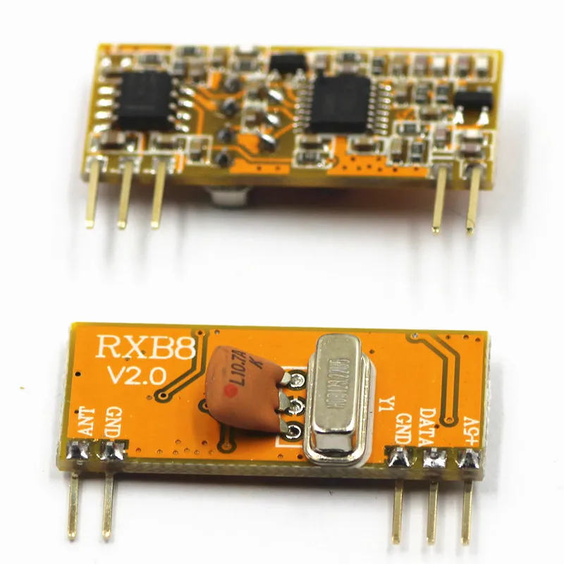 2pcs RXB8 V2.0 433Mhz Wireless Receiver Module Superheterodyne Wireless Receiver Modules