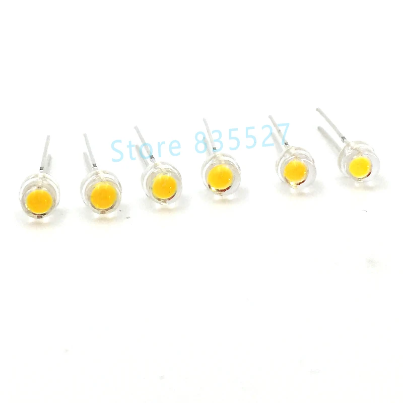 1000pcs/lot LED 5MM F5 warm white / white 0.25W Super Big Chip Bright Strawhat Light Emitting Diode Chandelier Crystal Lamp DIP