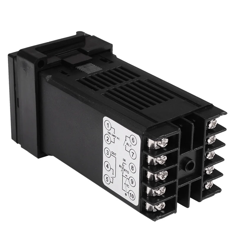 Top Vendor 100-240VAC Mutil-Input Economical PID Temperature Controller Universal Input Relay Output REX C100 Range 0 to 1300C