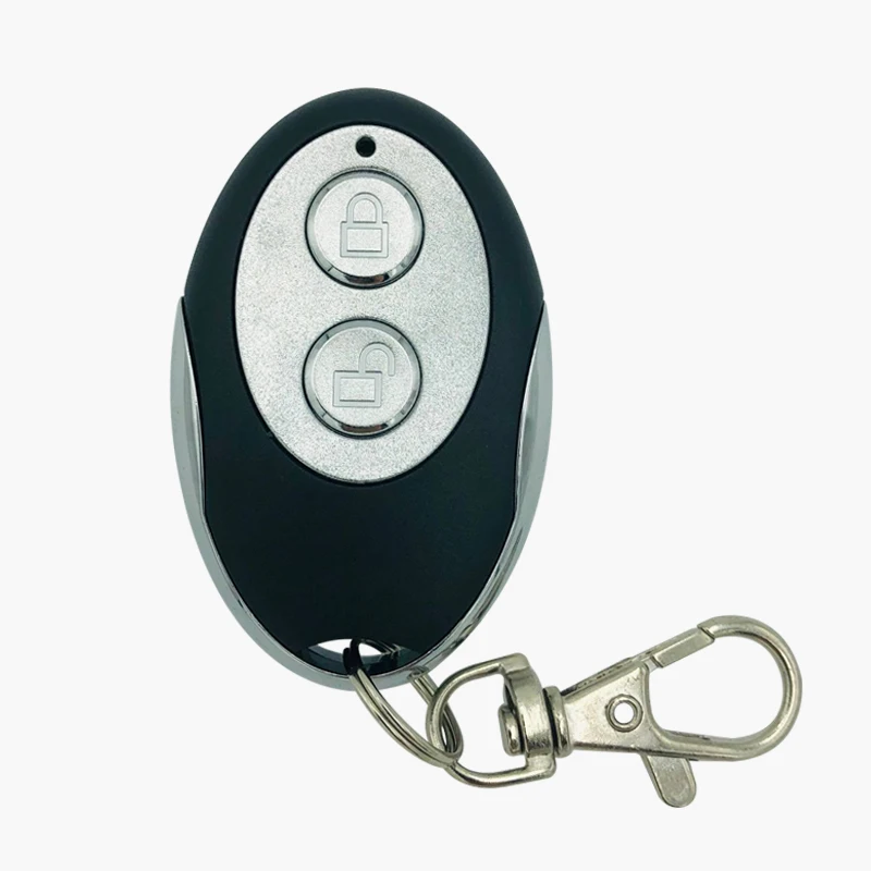433mhz universal sem fio cópia de código fixo clonagem duplicado controle remoto para porta da garagem portas elétricas (2 peças)