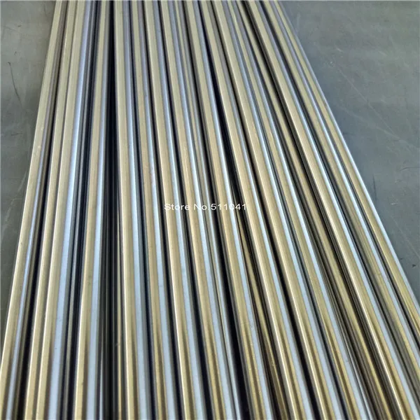 10 Pcs Titanium Round Bar, Kelas 5, 5 Mm Diameter X 500 Mm Panjang Gratis Pengiriman