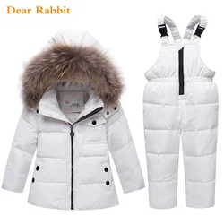 2024 children autumn winter thin down jacket parka boy baby overalls kids coat snowsuit snow toddler girl clothes clothing Set