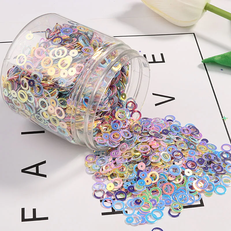 New Box 75g-80g/Box Five Mixed Colors Shape Loose Sequins Paillettes Nails Art Manicure Material,Wedding Decoration Confetti