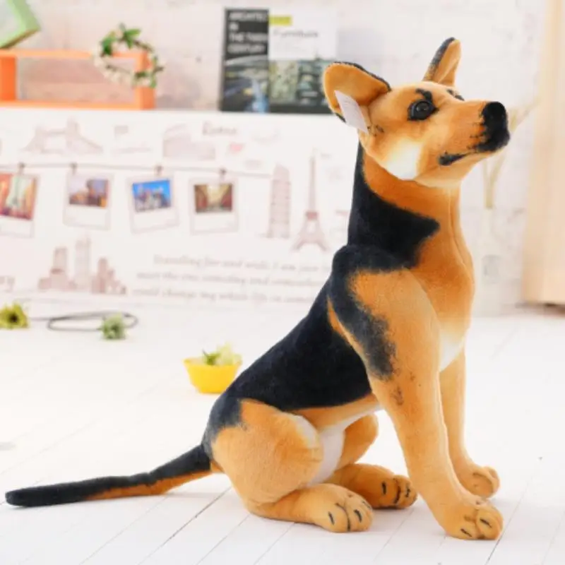

Giant Plush Dog Toy Realistic Stuffed Animals German Dog Shepherd Dog Plush Toys Gift