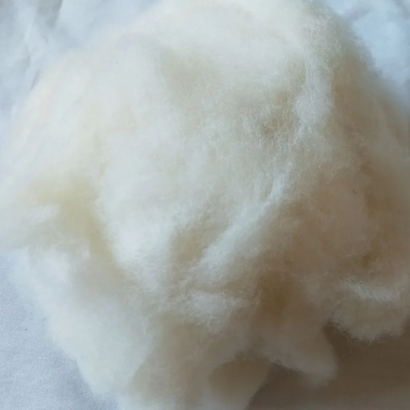 WFPFBEC High Quality 100% Wool Filling Fiber Material 100g For Toys Pillow Diy Wool Felt Cheap Filler 100G