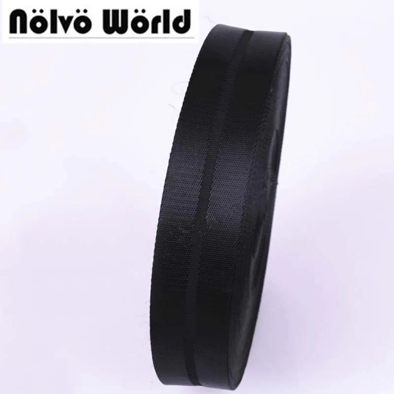 

10yards 38mm width Eco-Friendly High-grade encryption imitation nylon webbing for bags braided strap backpack belt