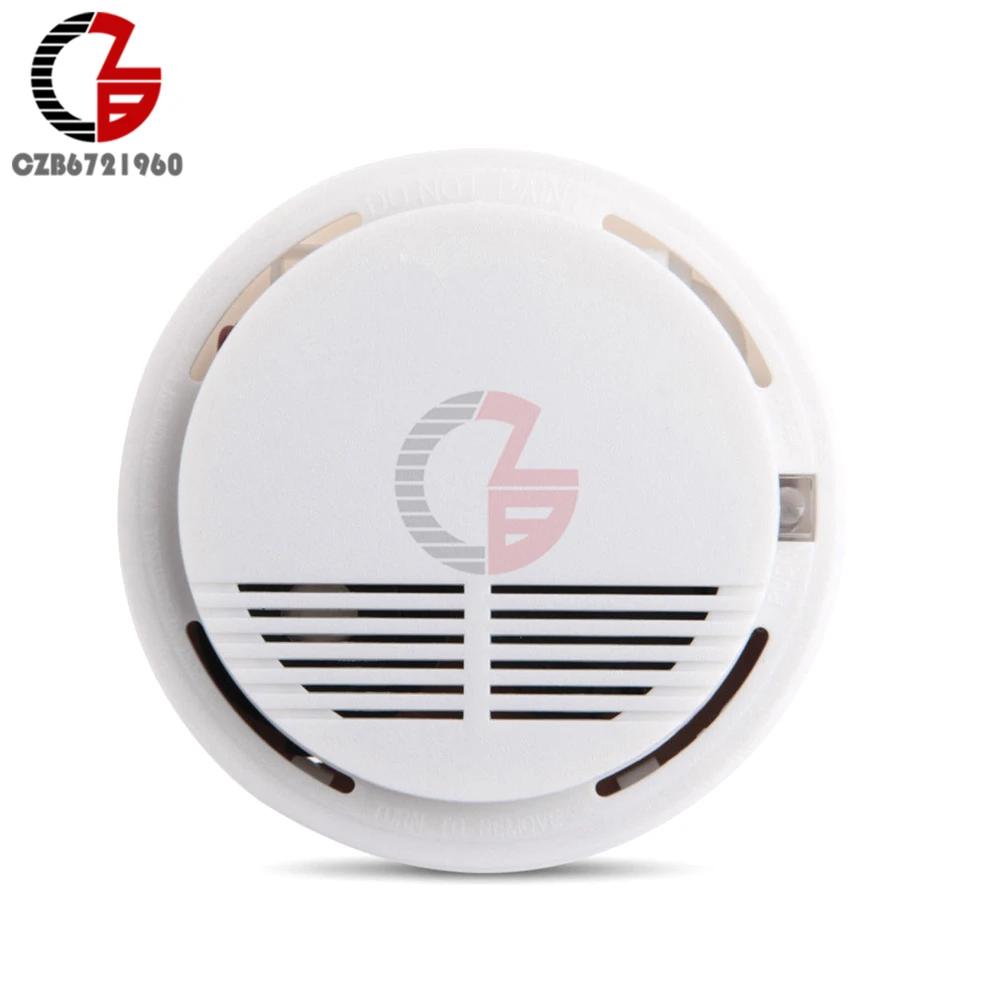 Home Security RT Smoke Detector Alarm Portable High Sensitive Stable Independent alarm Smoke Detector Fire Alarm Alone Sensor