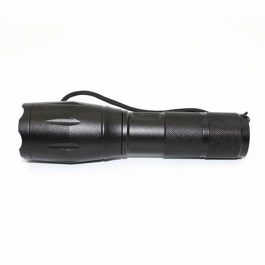 Hunting LED Flashlight Green Light Zoom Tactical Torch Long Distance Power by 18650 or AAA Battery