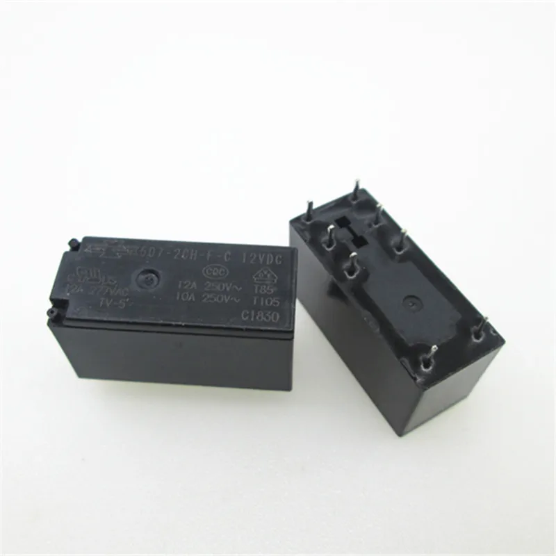 Imagem -04 - Hot Novidades Relé 5072ch-f-c 12vdc 845hn-2c-c 12vdc 507-2ch-f-c 12vdc 12vdc Dc12v 12v 12a 250vac Dip8