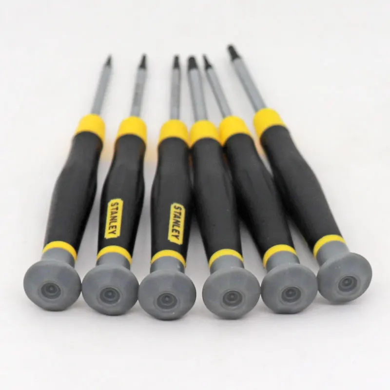 Stanley 6pcs best screwdriver set hex H0.9 H1.3 H1.5 H2 H2.5 H3 bit hexagon screw driver hexagonal head screwdriver precision