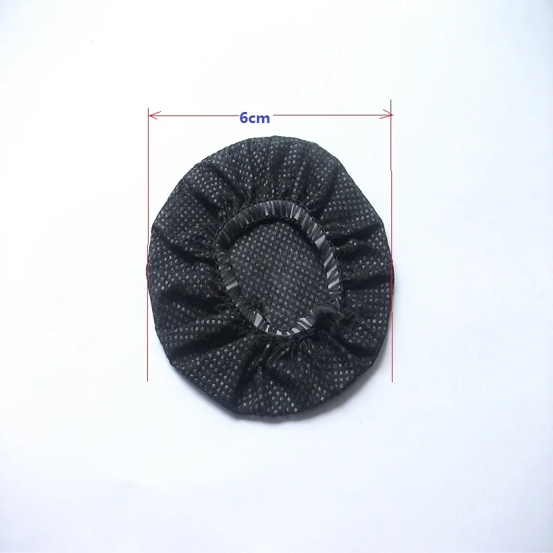 Linhuipad BLACK Non Woven Masks Disposable Sanitary mask cushions Headphone Covers used in dentist offices schools healthcare