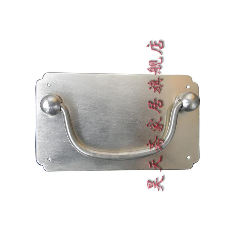 

[Haotian vegetarian] antique copper square handle / handle large wardrobe / bookcase drawer handle HTD-095