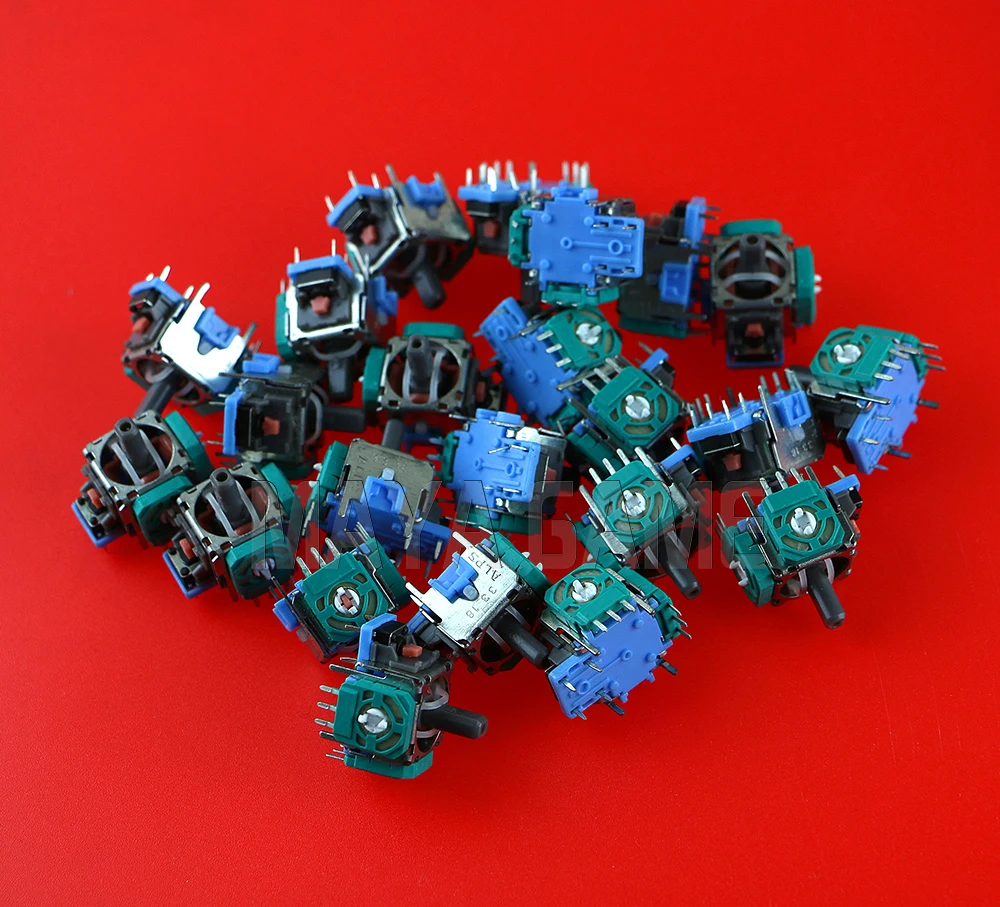 2pcs 3D 아날로그 조이스틱 스틱 센서 모듈 썸 스틱 핸들 PS4 PS5 XBOXONE XBOX ONE OEM 용 듀얼 무선 컨트롤러