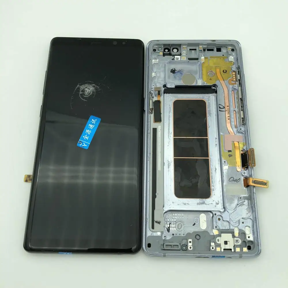 Broken LCD Display For Samsung Galaxy Note 8 9 10 Plus Practice How To Do Repair Lcds Glass And Separate Middle Frame