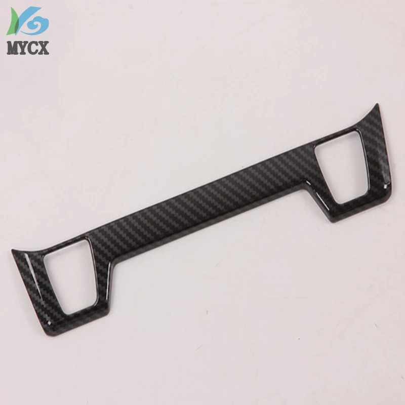 

Переключатель обогрева сиденья, накладка из АБС-пластика, карбоновый стиль для Toyota RAV4 2019 2020, аксессуары для стайлинга автомобилей, 2 стиля, 1 шт./компл.