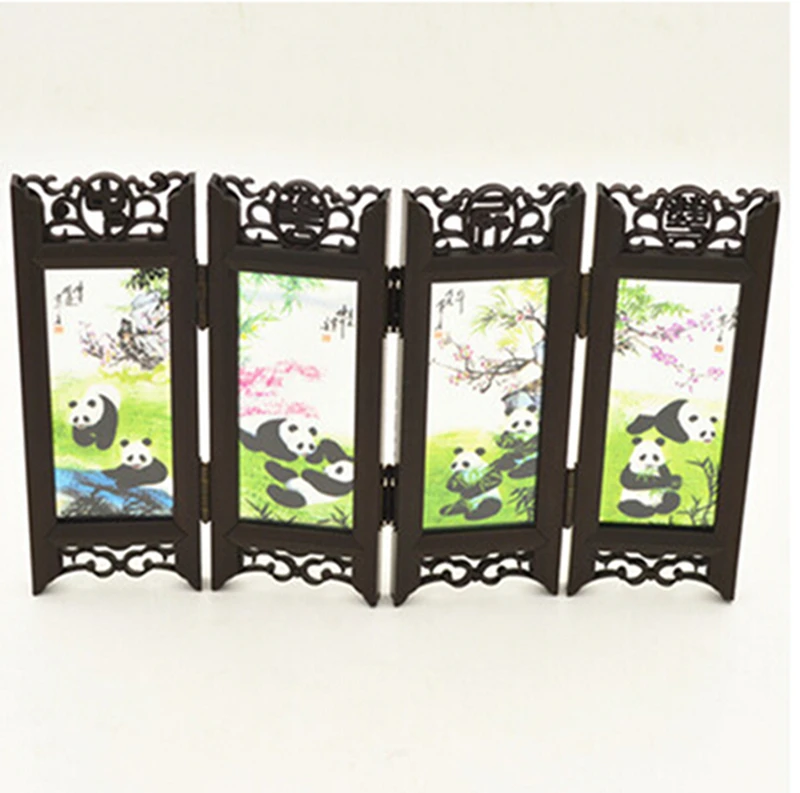 Multi-pattern Antique Small Screen Chinese Style Mask  Ornaments Features Crafts Tourism Souvenirs Gift  Home Decoration