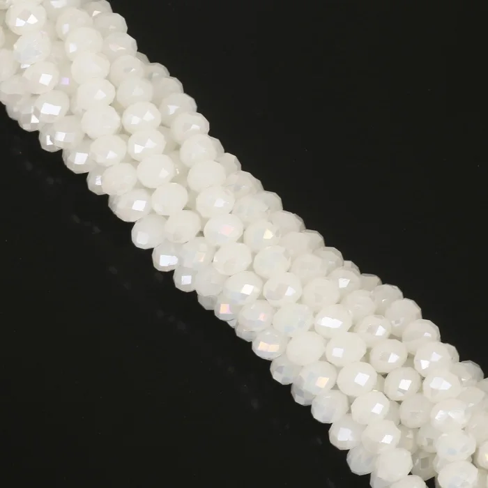 2 3 4 6 8mm Rondelle Österreich Kristall Perlen Faceted Tschechische Glasperlen Lose Spacer Perlen Für Schmuck Machen DIY Zubehör