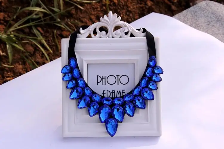 2023 new Bohemian short collier Fashion Elegant Crystal Women Short Chain Statement Necklace collar New Style Fashion Jewelry