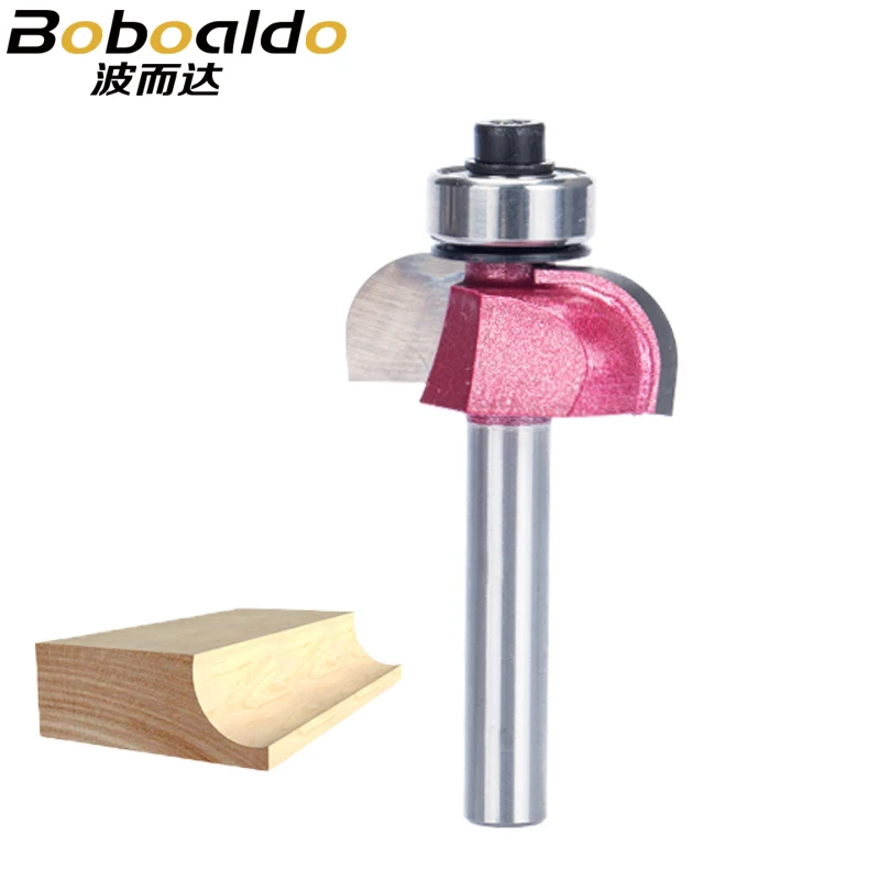 

1pc Shank 1/2 Radius Round Grooving Cove Box Bit CNC Round Nose Router Bits For Wood Industrial Grade Woodworking Endmill