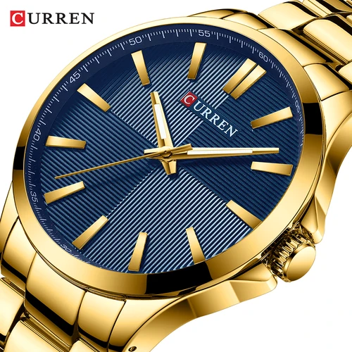 Imagen 1 del producto Reloj Masculino CURREN, relojes para hombre de primeras marcas, reloj de negocios a la moda de lujo para hombre, reloj de pulsera de cuarzo informal resistente al agua para hombre