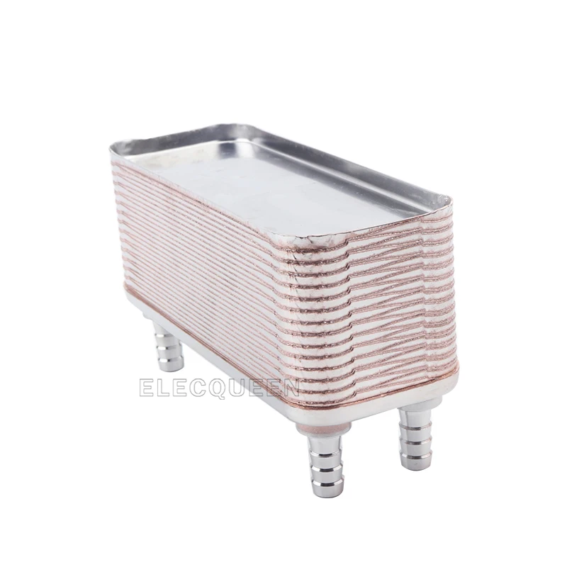 Plate heat exchanger Stainless Plate Wort Chiller - New 30 plates Brewing Chiller,with 1/2\