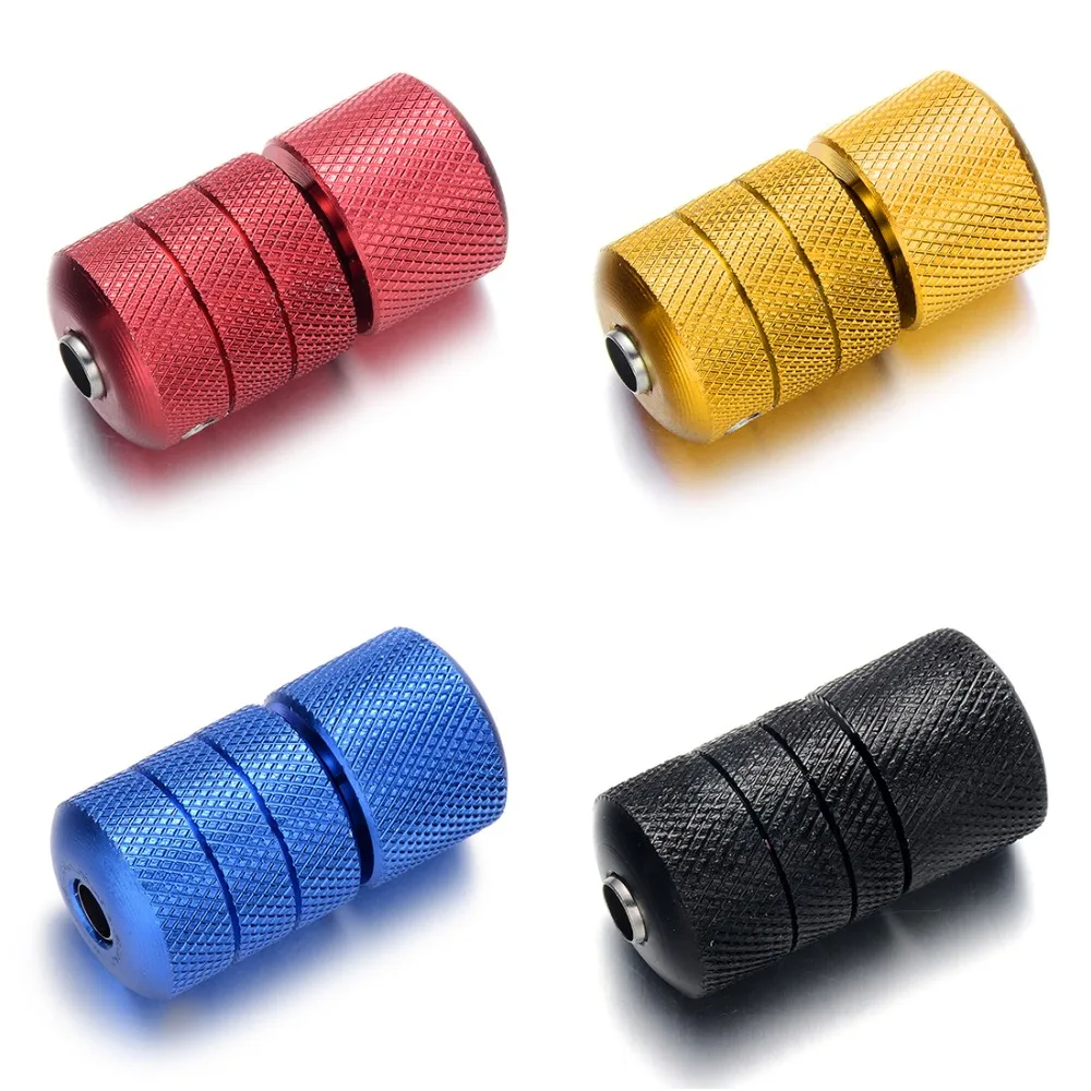 25MM Aluminum Alloy Tattoo Grip With Back Stem 25mm Handle Grip Tattoo Tube Tip Kit Multi Color Free Shipping