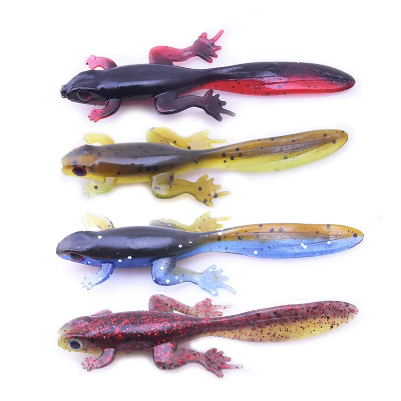 6 sztuk/partia Fishing realistyczne owady miękkie przynęty 8cm 3.5g Worms silikonowe Jig Wobblers sztuczne przynęty Fishy Smell Tackle Swimbaits — zdjęcie 3