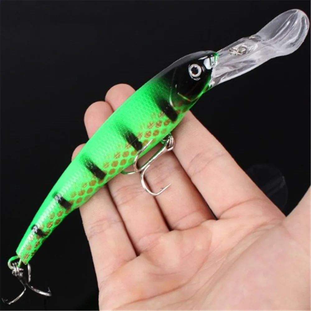 1PCS Hard Plastic Minnow Fishing Lure 28g/16.5cm Big Crankbait Artificial Bait Peche Bass Trolling Pike Carp lures Accessories