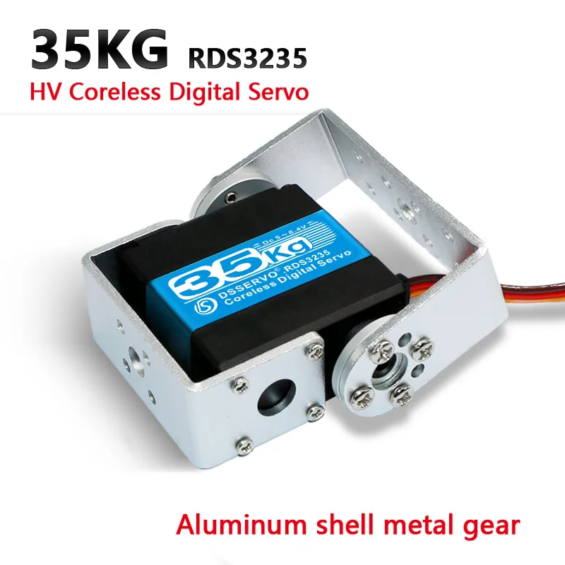 1X HV serwo z wysokim momentem obrotowym silnika serwo robota RDS3235 35 KG Metal gear bezrdzeniowy silnik serwomechanizm cyfrowy arduino serwo do robotów do DIY