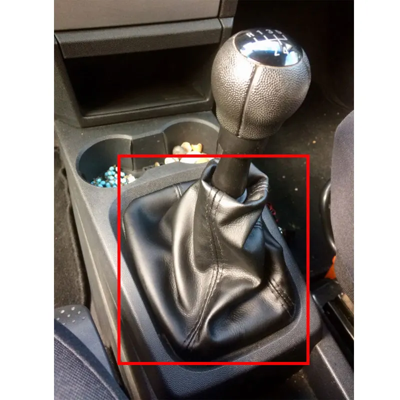 Car Shift Gear Knob Gaitor Leather Boot For Opel MERIVA A 2003-2010