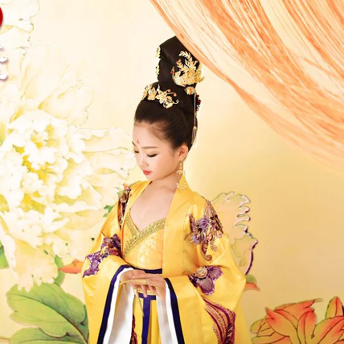 Dong Du Fu Little Empress of Tang Dynasty Wu MeiNiang Same Design Tang Princess Costume Photography Children's Day Performance