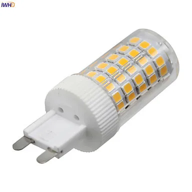 IWHD-Lámpara LED de 4W G9, 220V, 86xsmd3528, 320LM, G9, luces bi-pin, reemplazo de luces halógenas regulables, 110v-220v