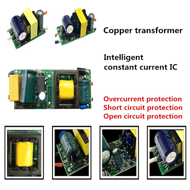 Imagem -05 - Driver de Led 300ma 3w 8w 12w 18 25 30 36 40 para Leds Unidade de Fonte de Alimentação Ac85265v Transformadores de Iluminação para Luzes de Energia Led